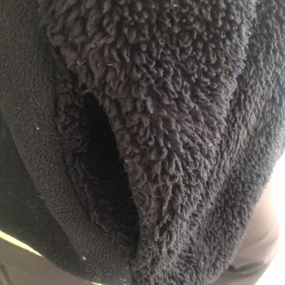 Zella Sherpa Half Zip Black Jacket with Pockets Women's Size Small - Picture 6 of 7